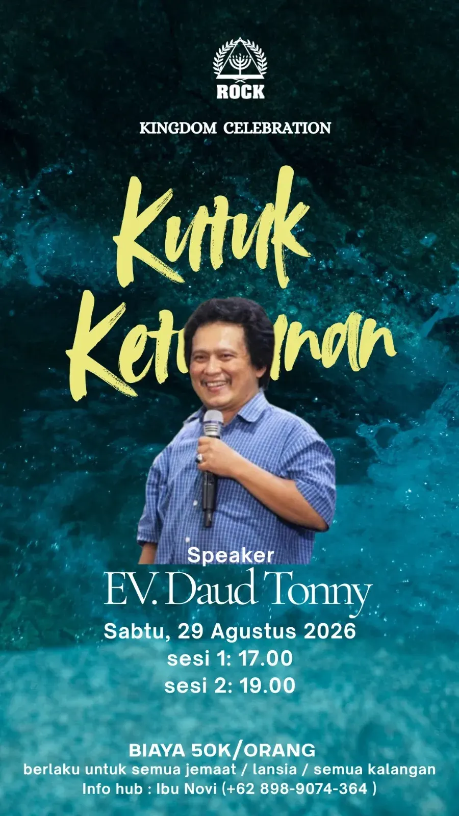 Poster Kebaktian Kebangunan Rohani & Seminar : KUTUK KETURUNAN